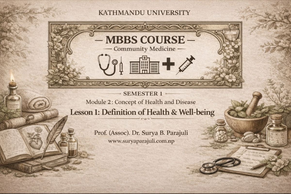 Definition of Health & well-being